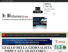 Tablet Screenshot of ilbritannico.com